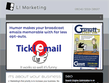 Tablet Screenshot of lmarketing.com